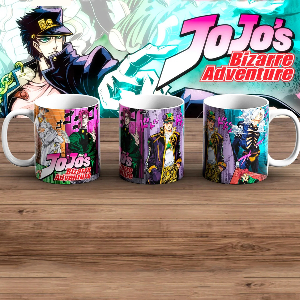 JoJo’s Bizarre Adventure – The Cool Characters Themed Premium Mugs (2 Designs) Mugs