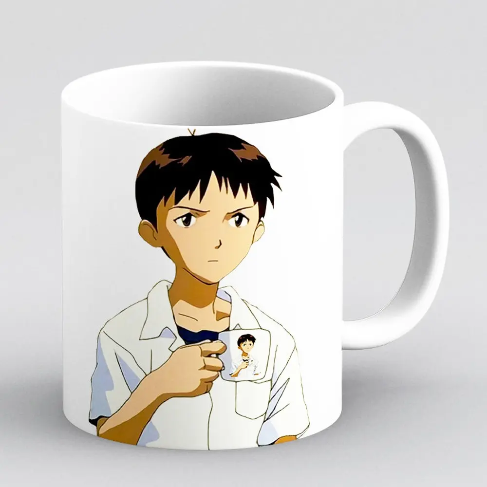 Neon Genesis Evangelion – Shinji Holding Mug Themed Amazing Mug Mugs