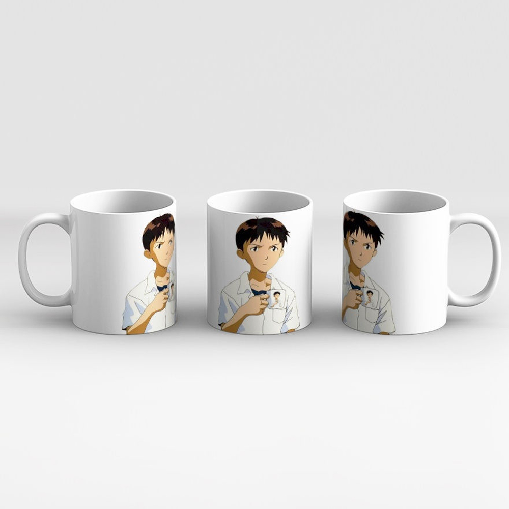 Neon Genesis Evangelion – Shinji Holding Mug Themed Amazing Mug Mugs