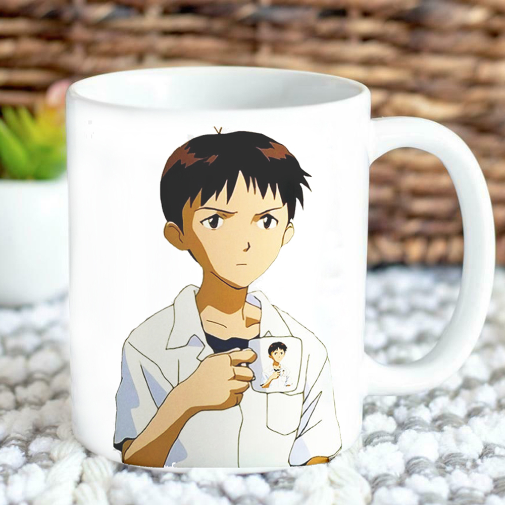 Neon Genesis Evangelion – Shinji Holding Mug Themed Amazing Mug Mugs