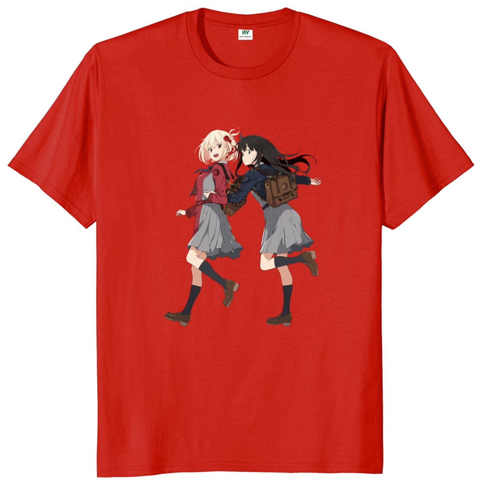 Lycoris Recoil – Chisato and Takina Themed Wholesome T-Shirts (8 Designs) T-Shirts & Tank Tops