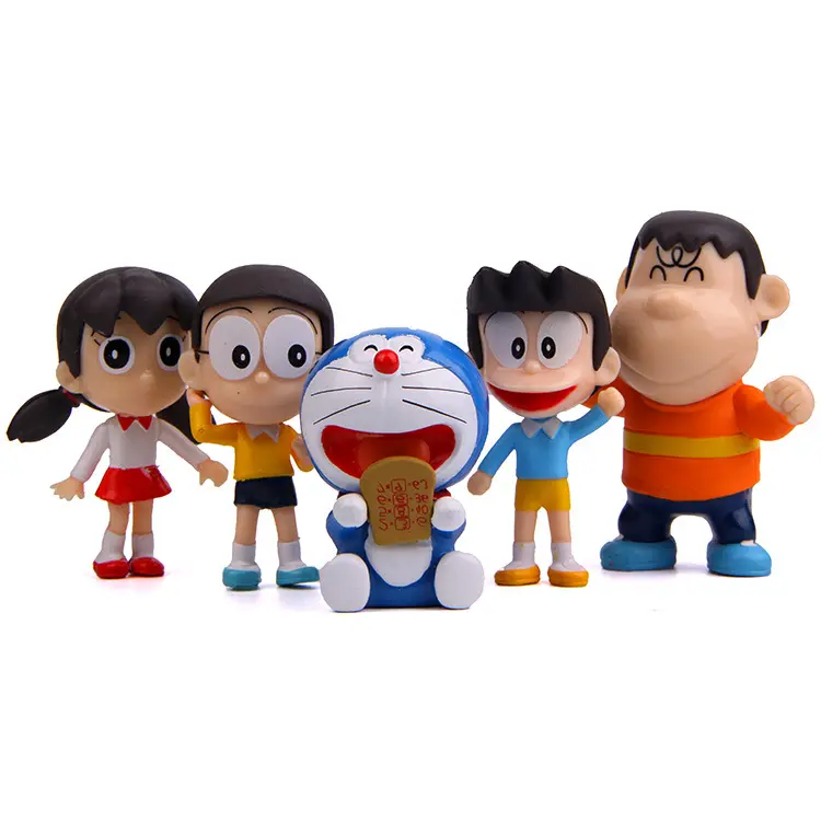 Doraemon – All Cool Characters Themed Toy Figures (7 Sets) Action & Toy Figures