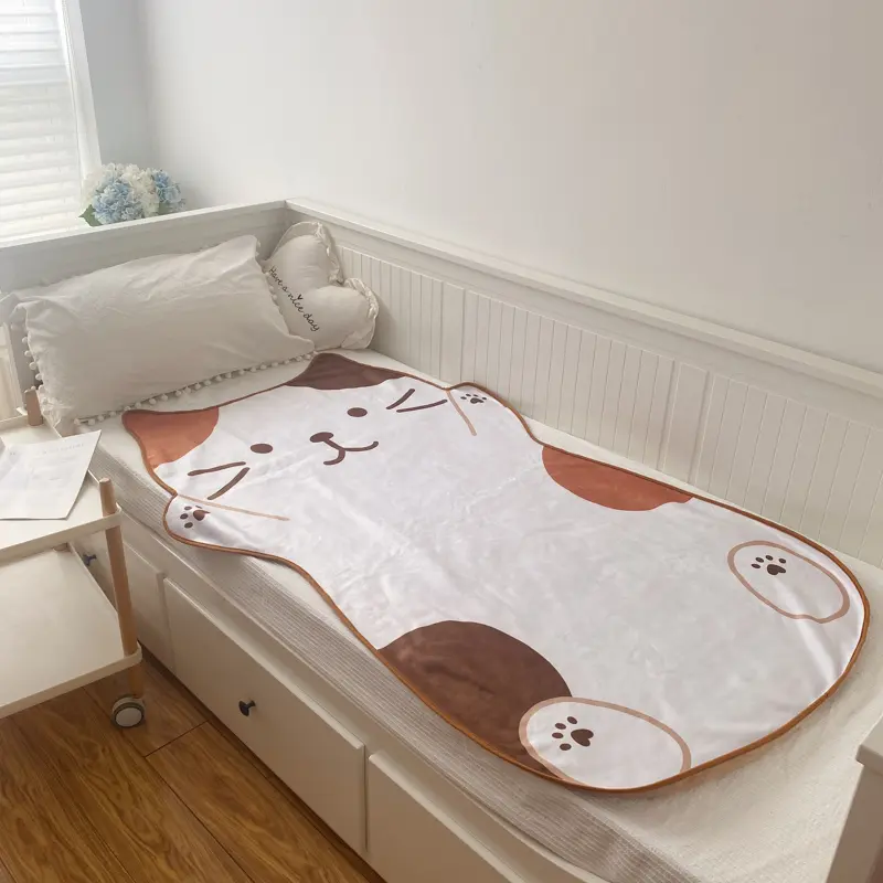Cute Cat-Themed Comfortable Flannel Blankets (2 Designs) Cosplay & Accessories
