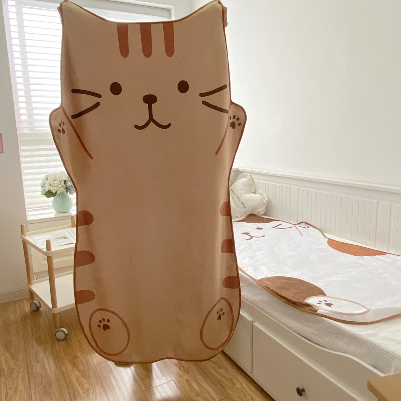 Cute Cat-Themed Comfortable Flannel Blankets (2 Designs) Cosplay & Accessories