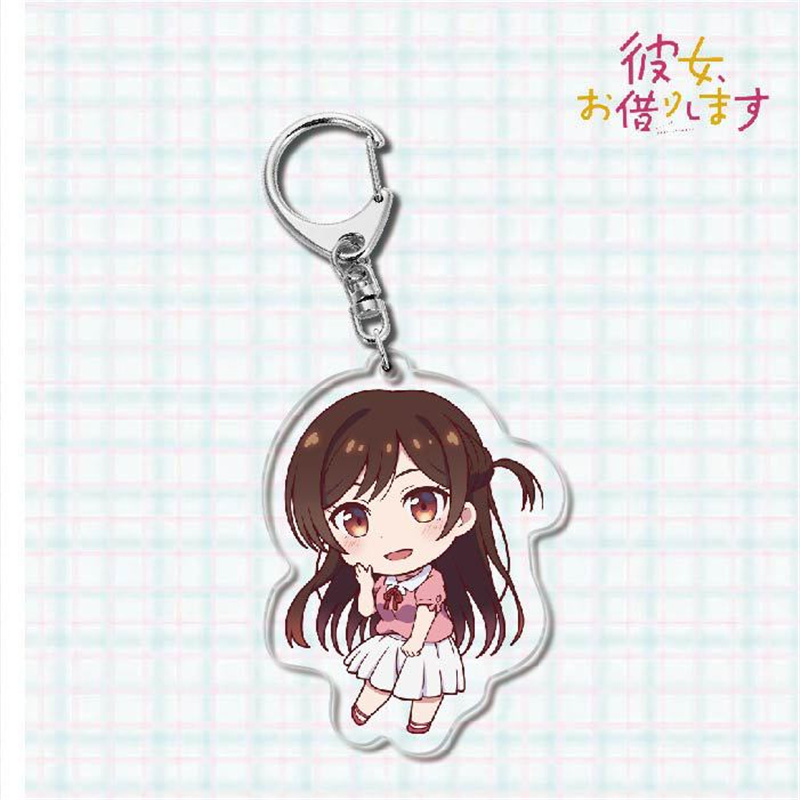 Rent a Girlfriend – All Cute Characters Themed Wholesome Keychains (10+ Designs) Keychains