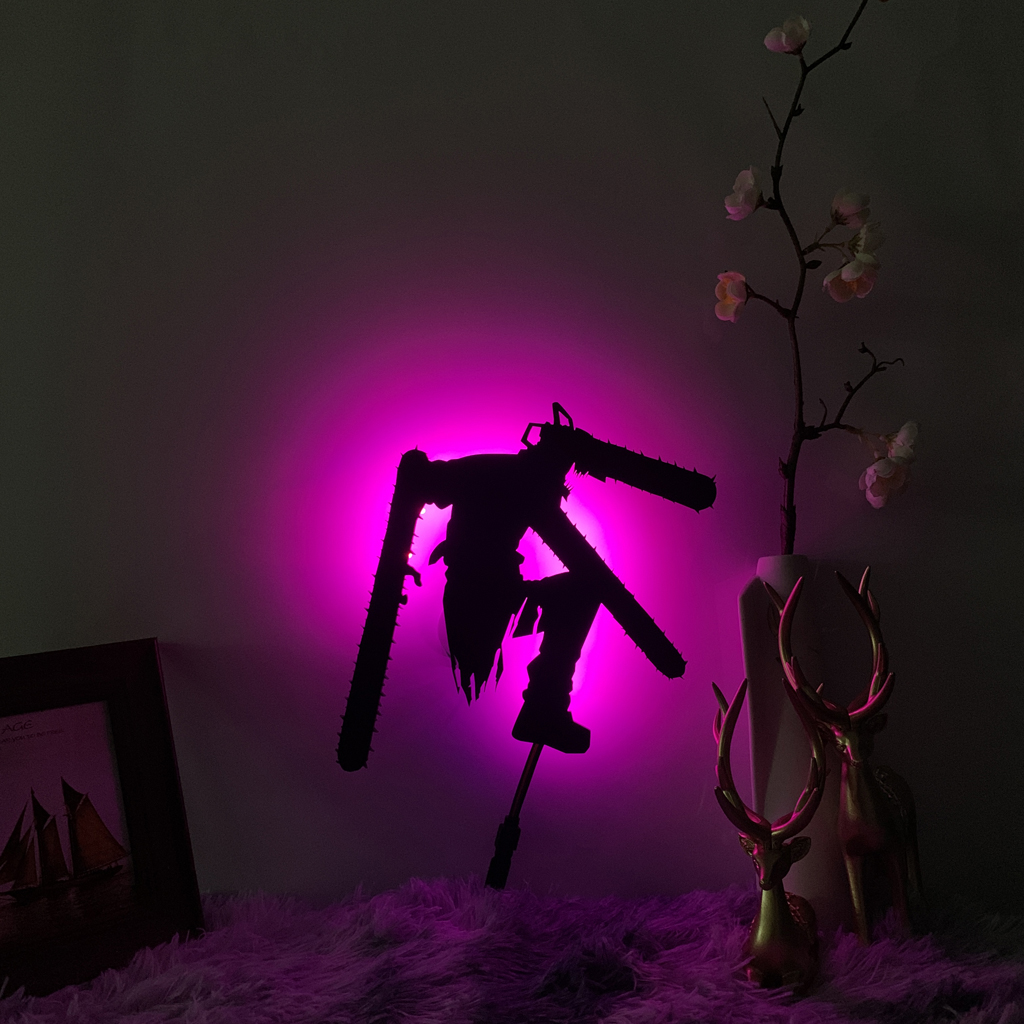 Chainsaw Man – Denji Transformed Themed Badass Night Lamp (2 Sizes) Lamps