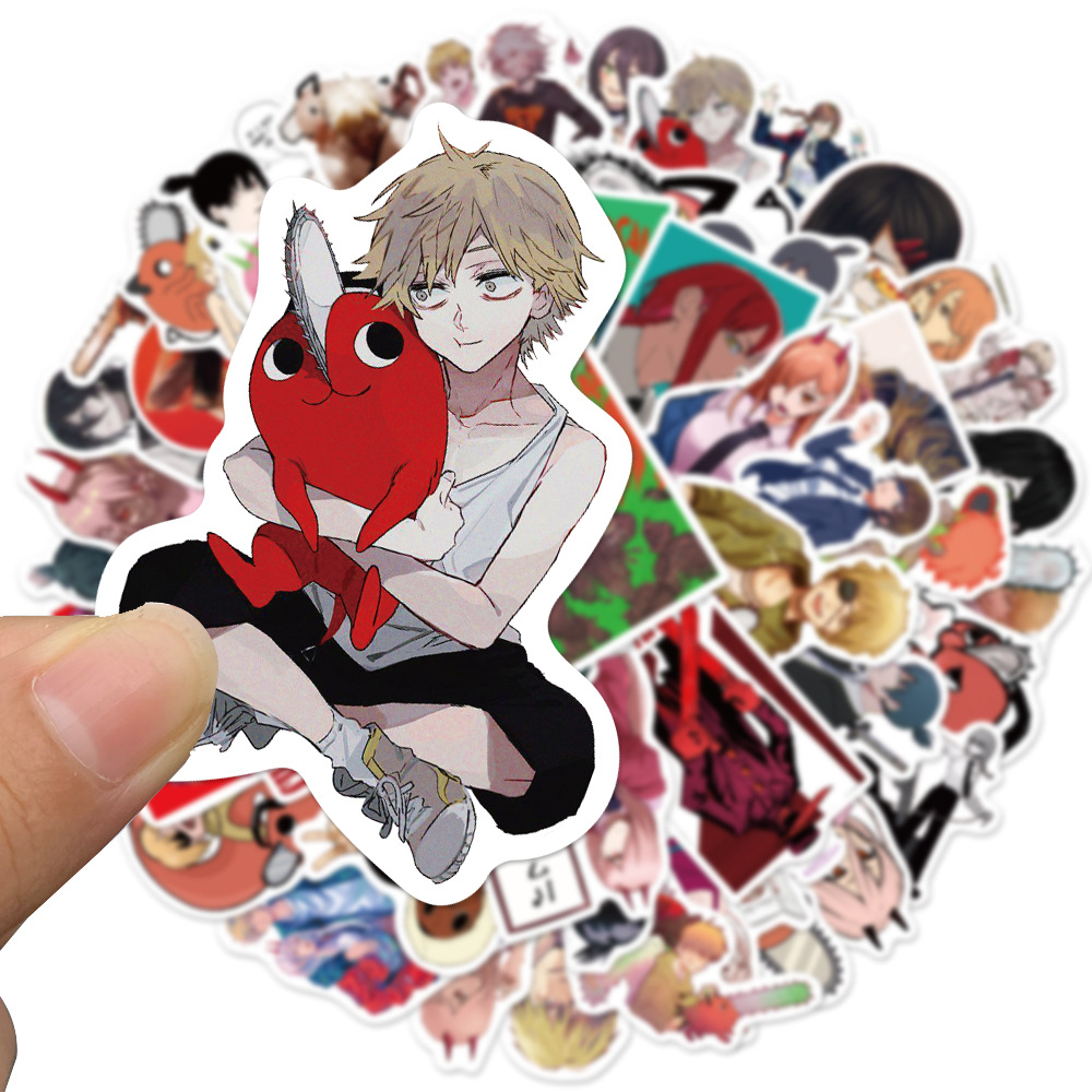 Chainsaw Man – All Characters Themed Amazing Stickers (9 Sets) Posters