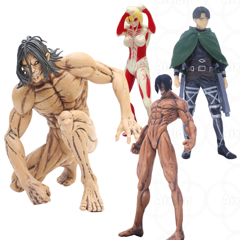 Attack on Titan – All Great Characters Themed PVC Action Figures (30+ Designs) Action & Toy Figures