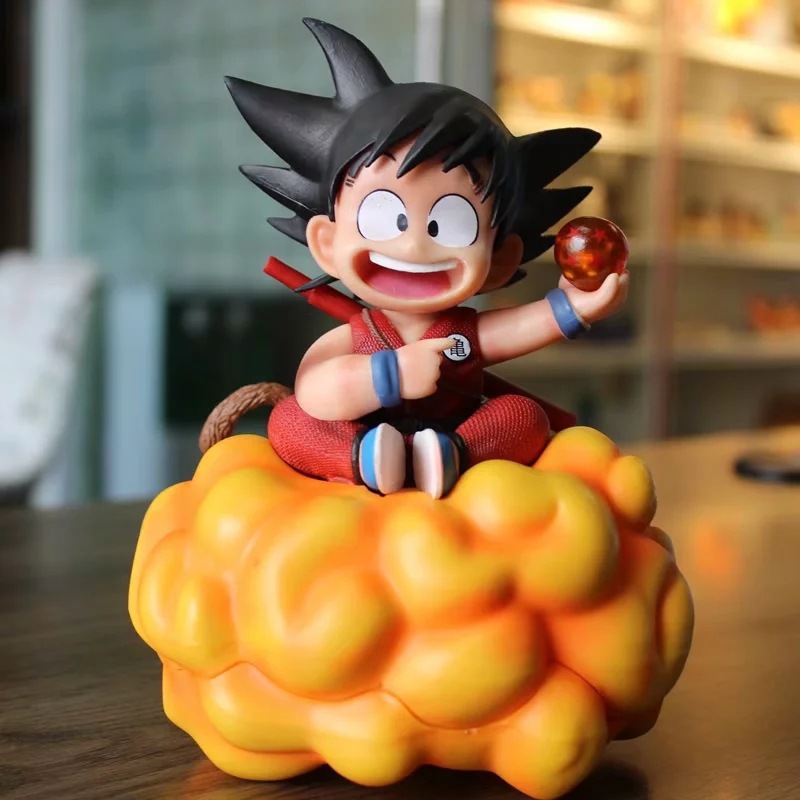 Dragon Ball – Kid Goku on Flying Nimbus Themed Cute PVC Action Figure (3 Designs) Action & Toy Figures