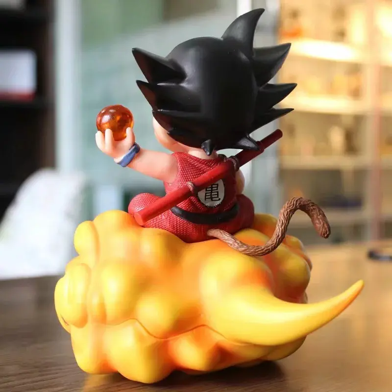 Dragon Ball – Kid Goku on Flying Nimbus Themed Cute PVC Action Figure (3 Designs) Action & Toy Figures