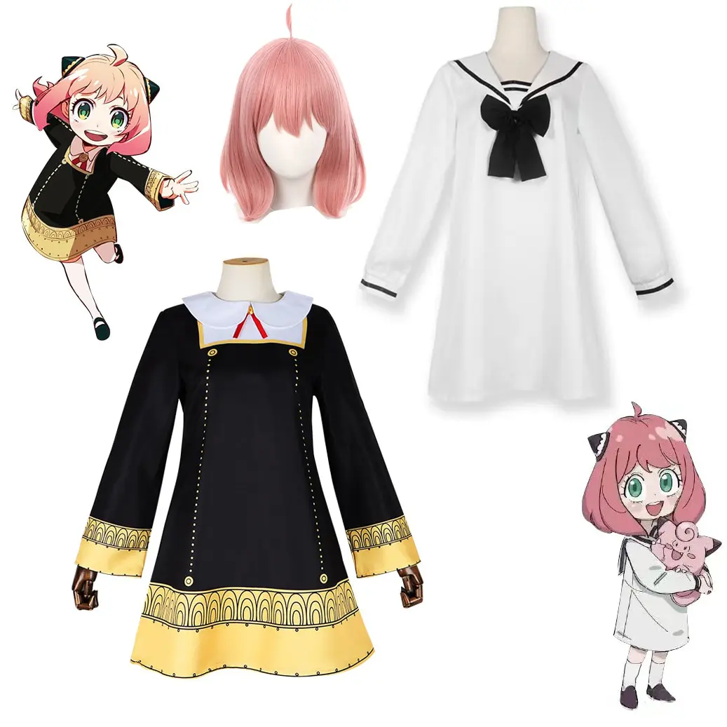 Spy x Family – Anya Forger Themed Full Body Cosplay Costume (10 Designs) Cosplay & Accessories