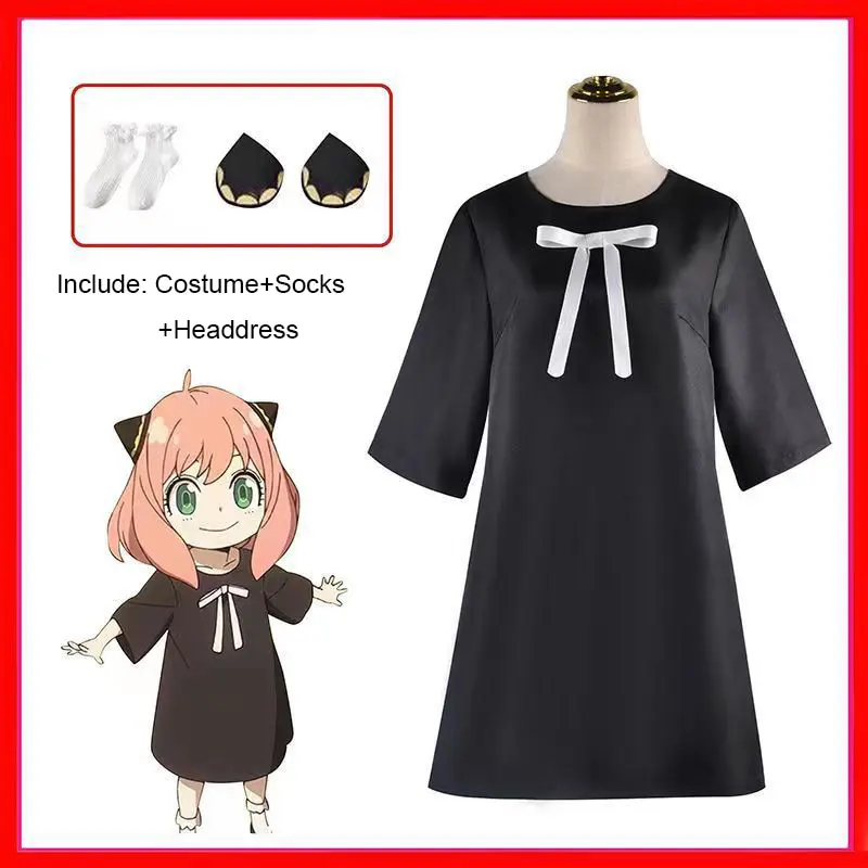 Spy x Family – Anya Forger Themed Full Body Cosplay Costume (10 Designs) Cosplay & Accessories