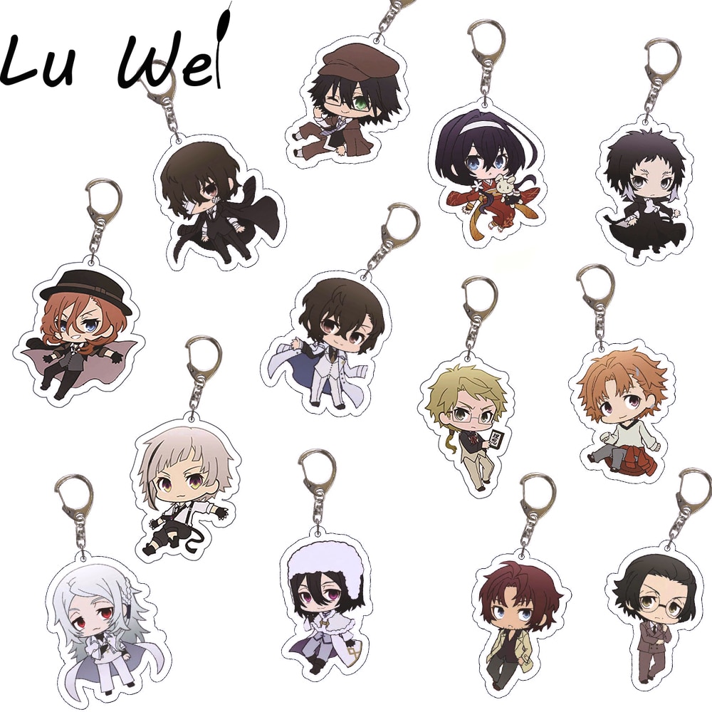 Bungo Stray Dogs – Different Characters Themed Cute Chibi Keychains (30+ Designs) Keychains