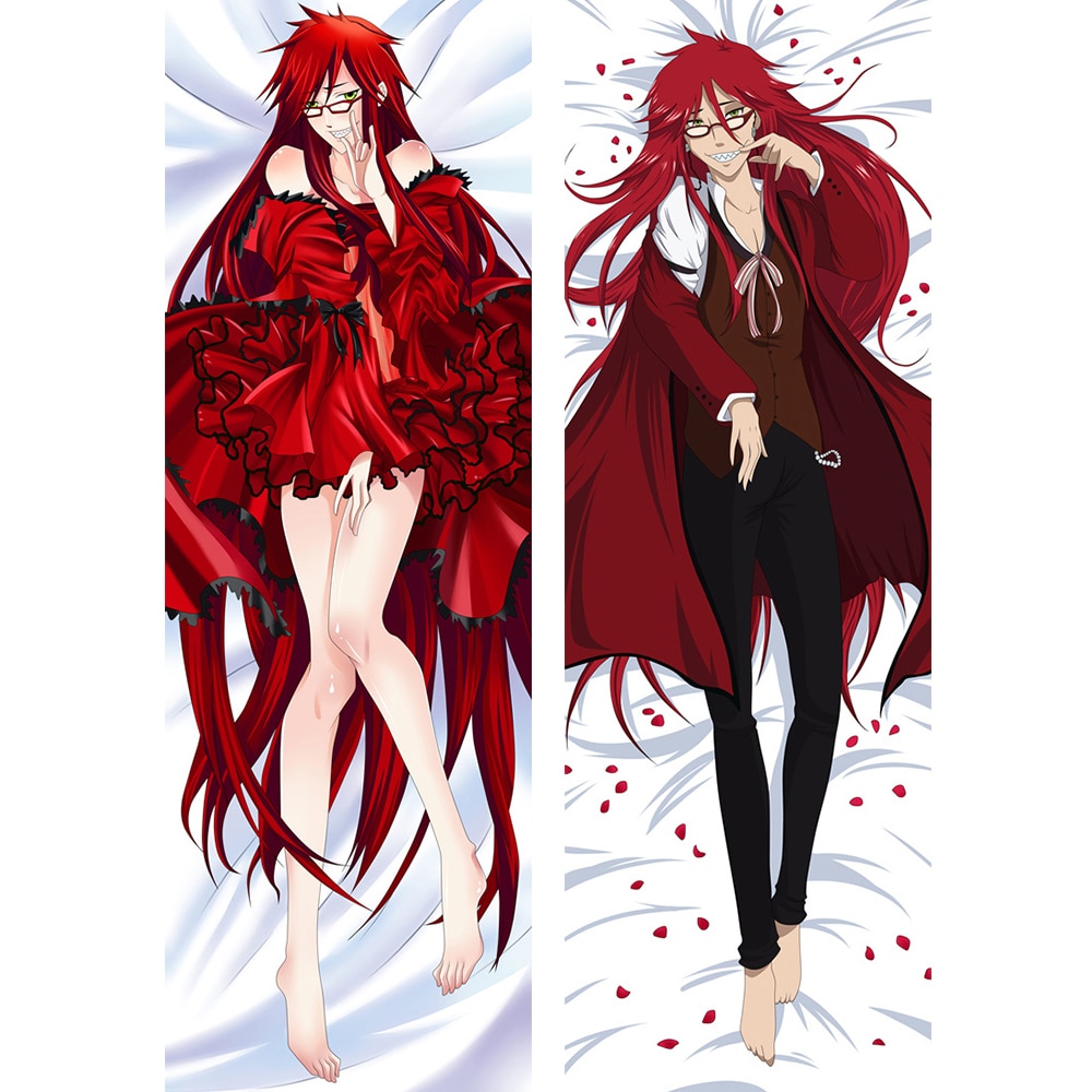 Ciel Phantomhive Black Butler Dakimakura Anime Body Pillow Case 87012 Male  –