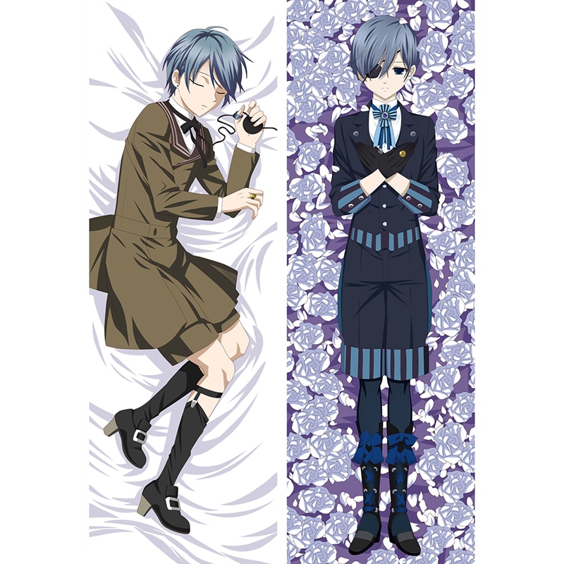 Black Butler – Different Characters Themed Dakimakura Hugging Body Pillow Covers (9 Designs) Bed & Pillow Covers