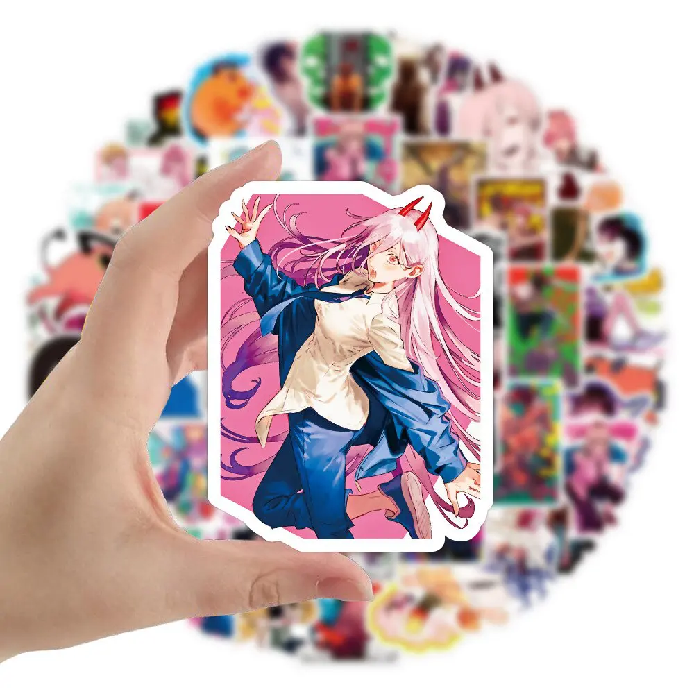 Chainsaw Man – All-in-One Characters-Themed Vinyl Stickers (Set of 10/50) Posters