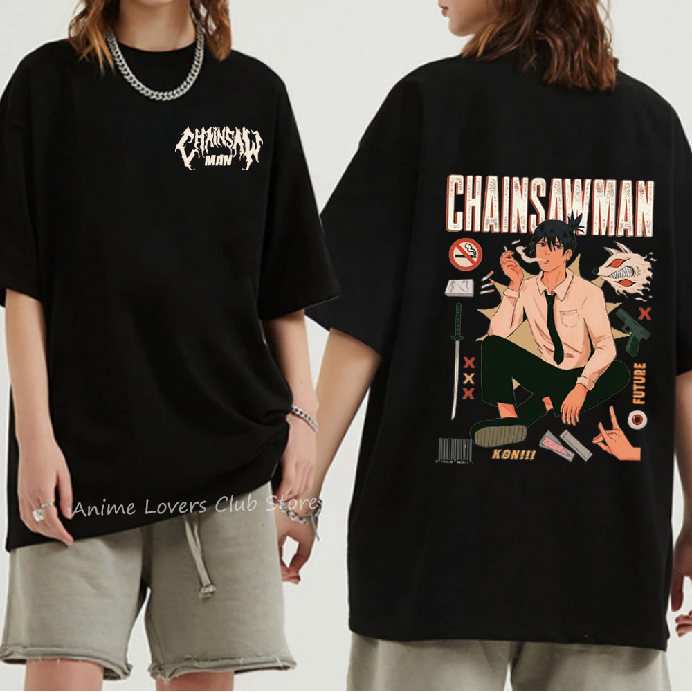 Chainsaw Man – All Badass Characters Themed Oversized T-Shirts (30+ Designs) T-Shirts & Tank Tops