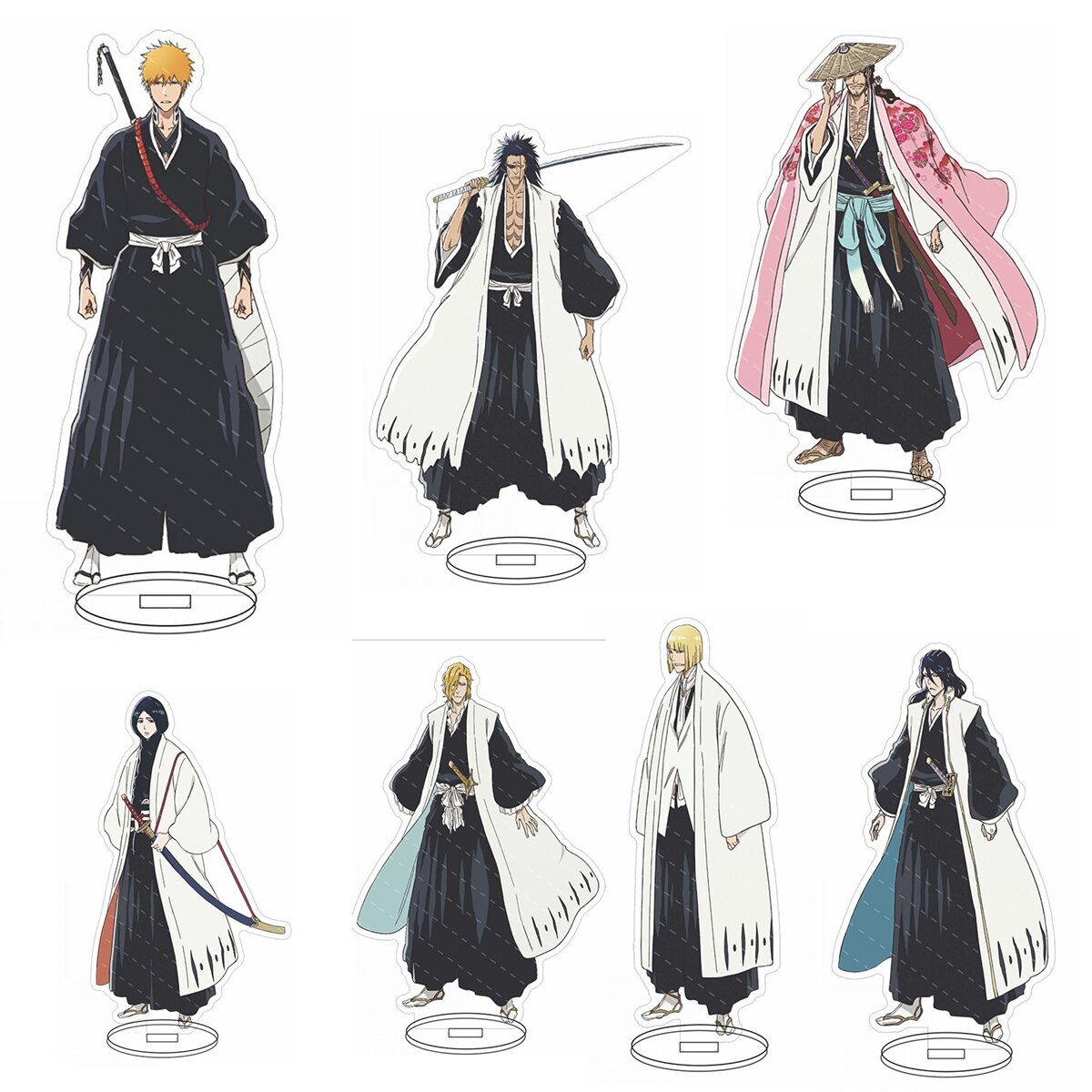 Bleach – Different Characters Themed Acrylic Stand Figures (30+ Designs) Action & Toy Figures