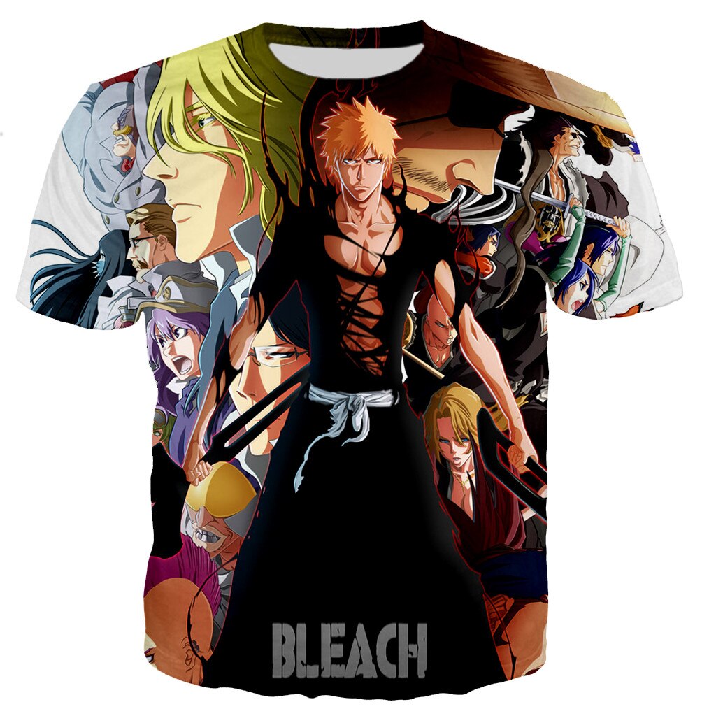 Bleach – All-in-One Characters Themed Printed T-Shirts (6 Designs) T-Shirts & Tank Tops