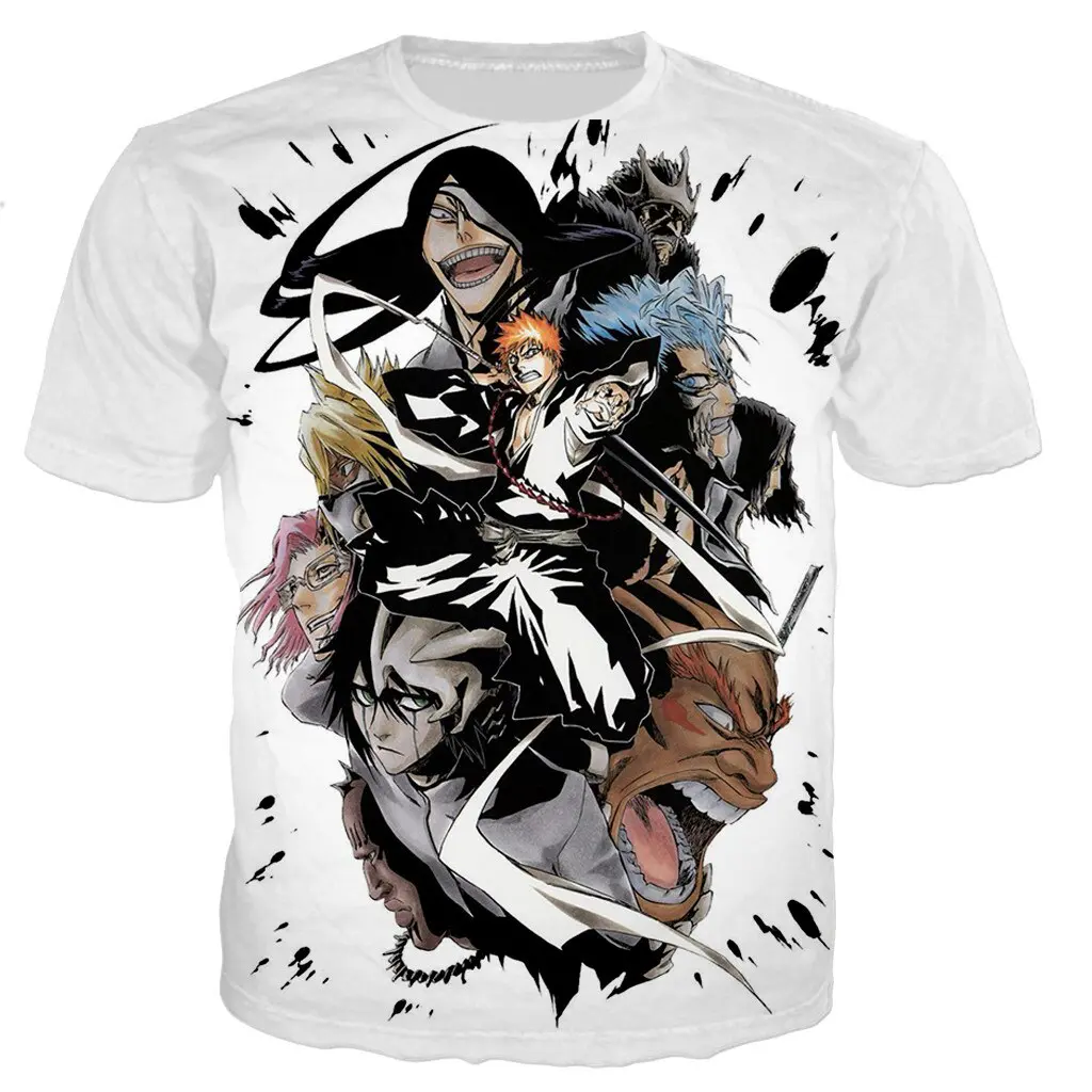 Bleach – All-in-One Characters Themed Printed T-Shirts (6 Designs) T-Shirts & Tank Tops