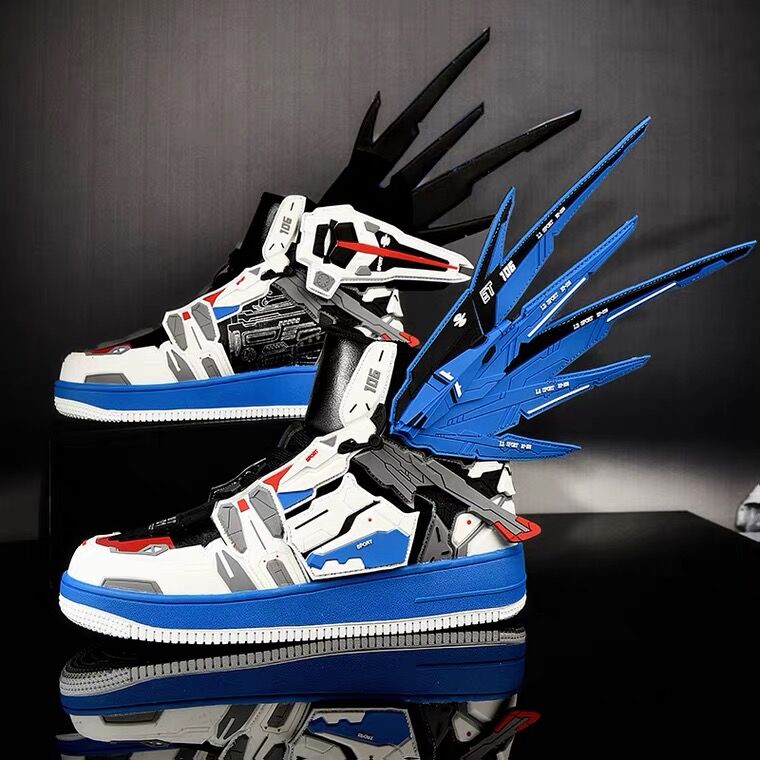 Mobile Suit Gundam Seed – Freedom Gundam Themed Stylish Sneaker Shoes (3 Designs) Shoes & Slippers