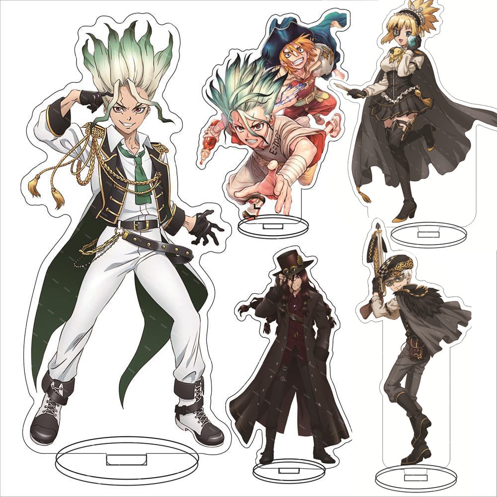 Dr. Stone – Different Characters Themed Acrylic Standing Figures (20+ Designs) Action & Toy Figures