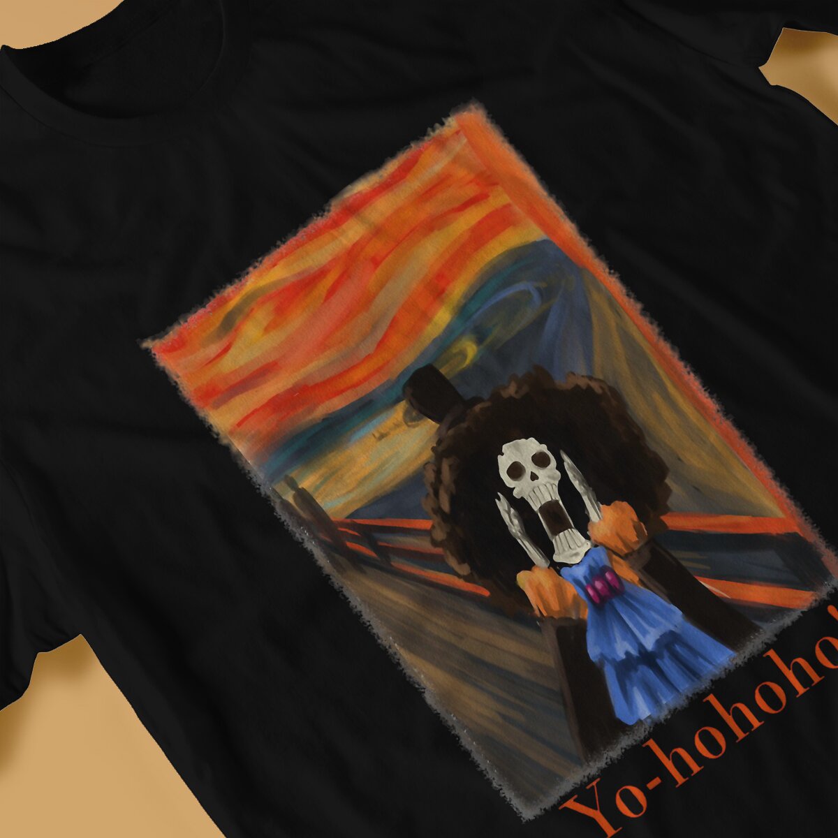 One Piece – Brook Screaming Themed Cool T-Shirts (2 Designs) T-Shirts & Tank Tops
