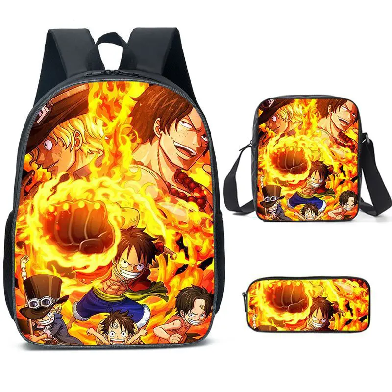 One Piece All in One Characters Themed School Bags