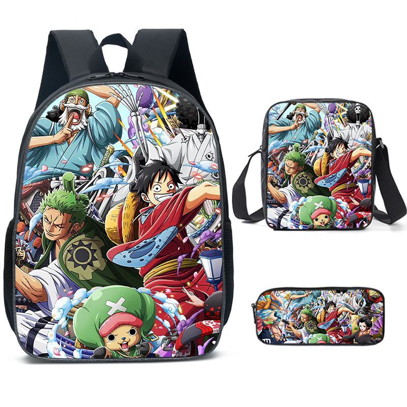 One Piece – All-in-One Characters Themed School Bags (6 Designs) Bags & Backpacks