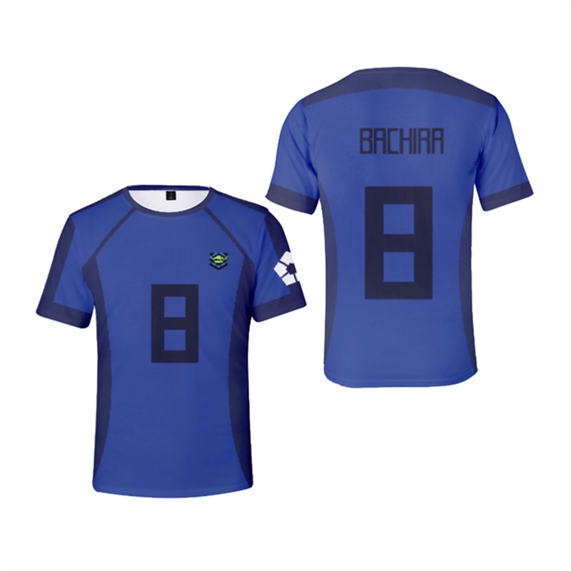 Blue Lock – Different Characters Themed Realistic Jerseys (9 Designs) T-Shirts & Tank Tops