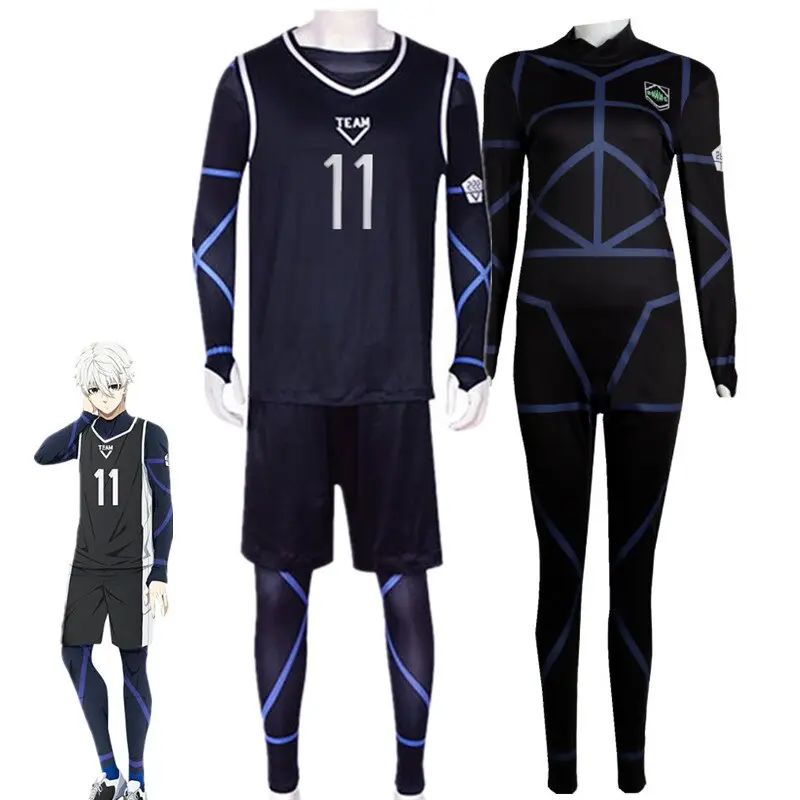 Blue Lock – Nagi Seishiro Themed Full-Body Cosplay Costume (2 Designs) Cosplay & Accessories