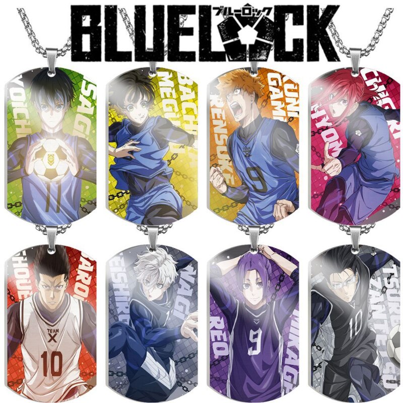 Blue Lock – All Cool Characters Themed Necklace Pendants (8 Designs) Pendants & Necklaces