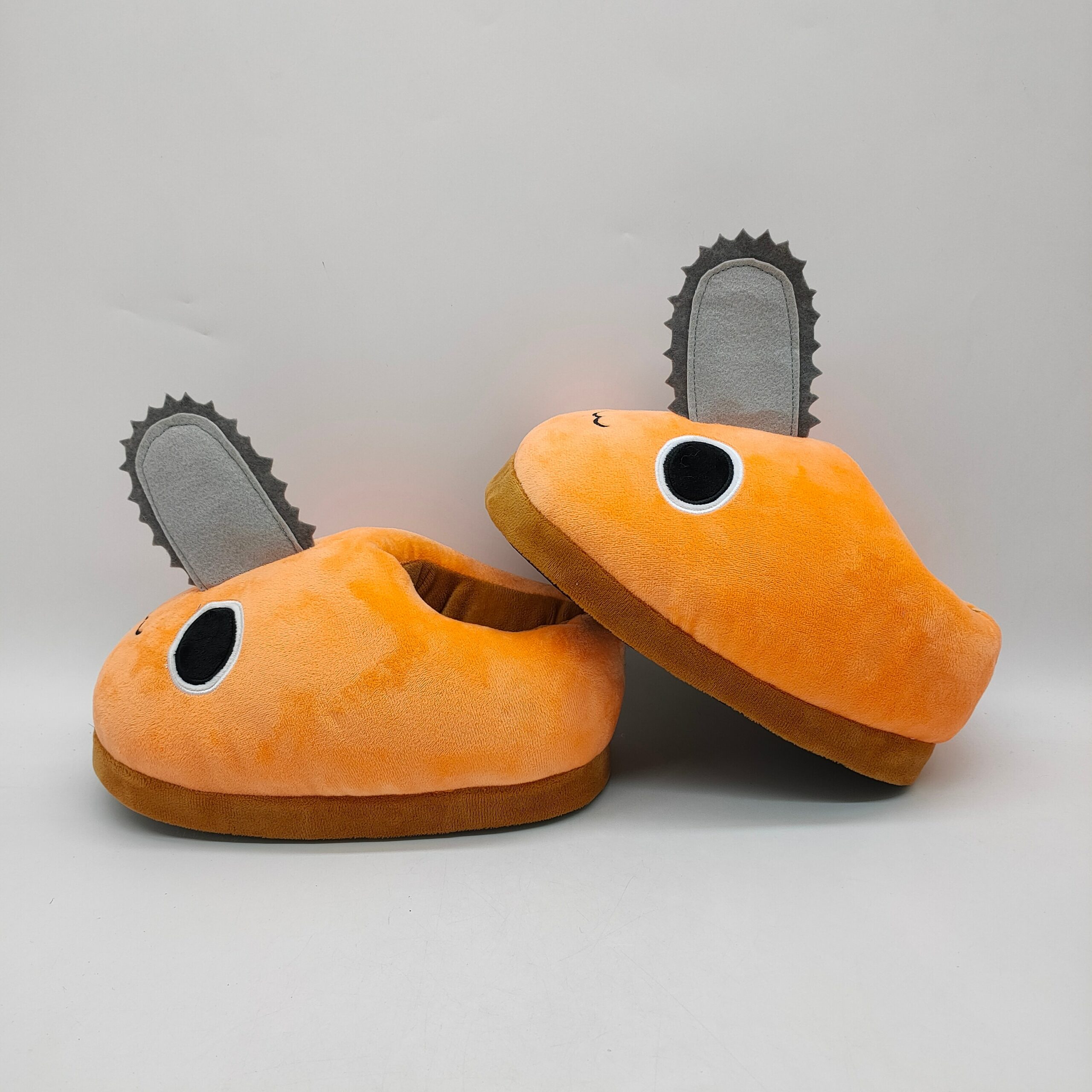 Chainsaw Man – Pochita Themed Cute Plush Warm Slippers Shoes & Slippers