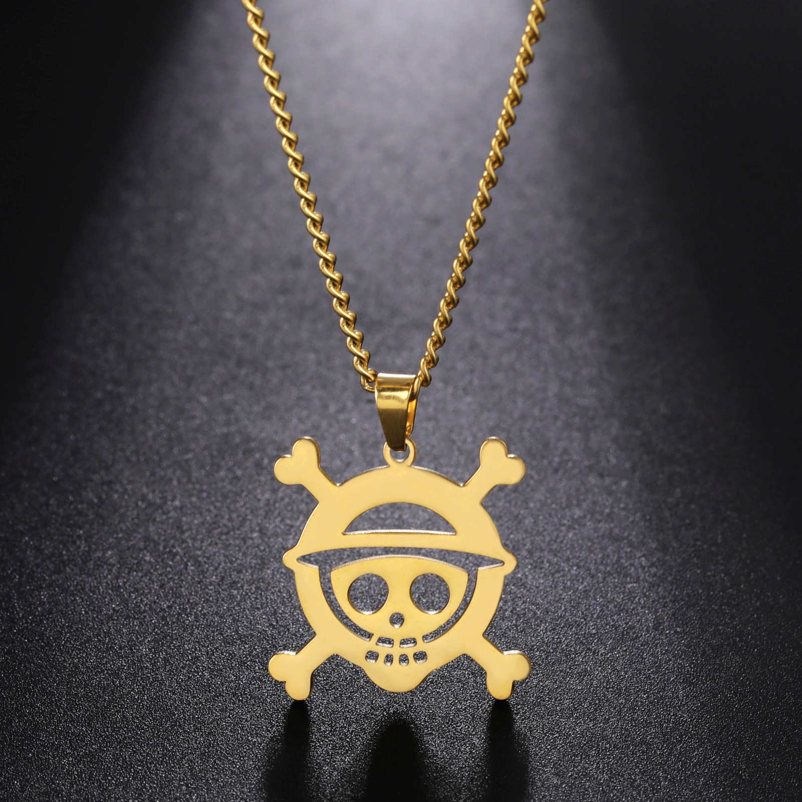 One Piece – Pirate Skeleton Themed Necklaces (2 Designs) Pendants & Necklaces