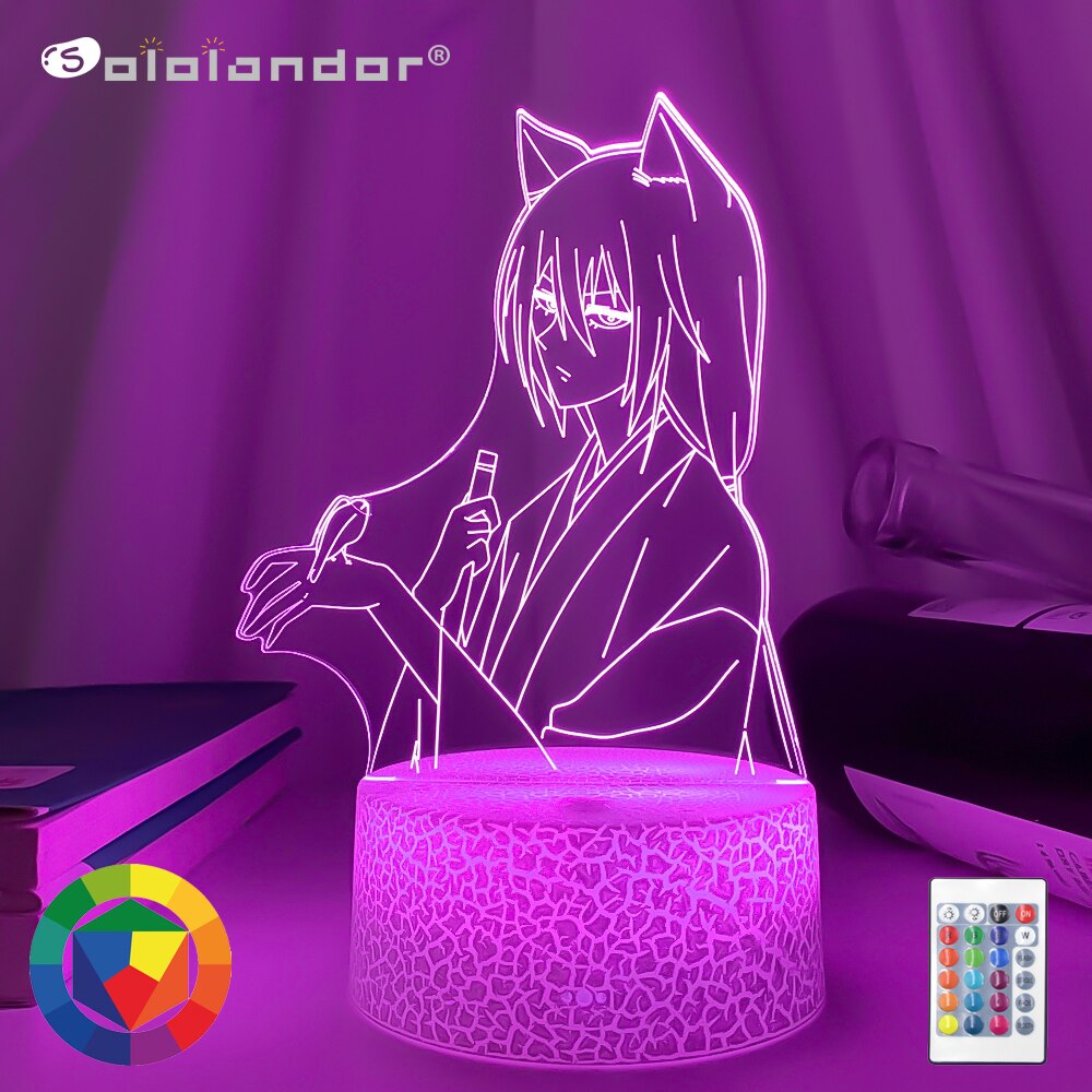 Kamisama Kiss – Nanami Themed Cute 3D LED Night Lamp (6 Colors) Lamps