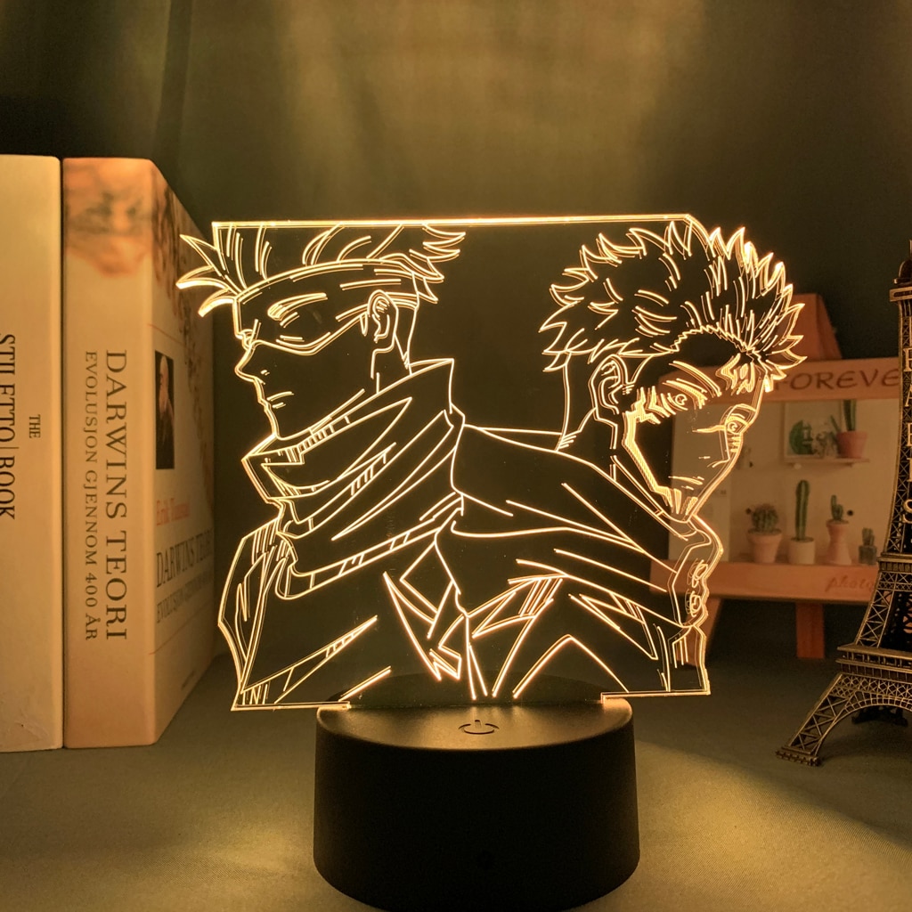 Jujutsu Kaisen – Gojo and Yuji Themed Cool 3D LED Night Lamp Lamps