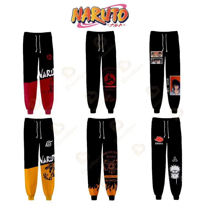 Naruto – Different Characters Themed 3D Printed Sweatpants (10+ Designs) Pants & Shorts