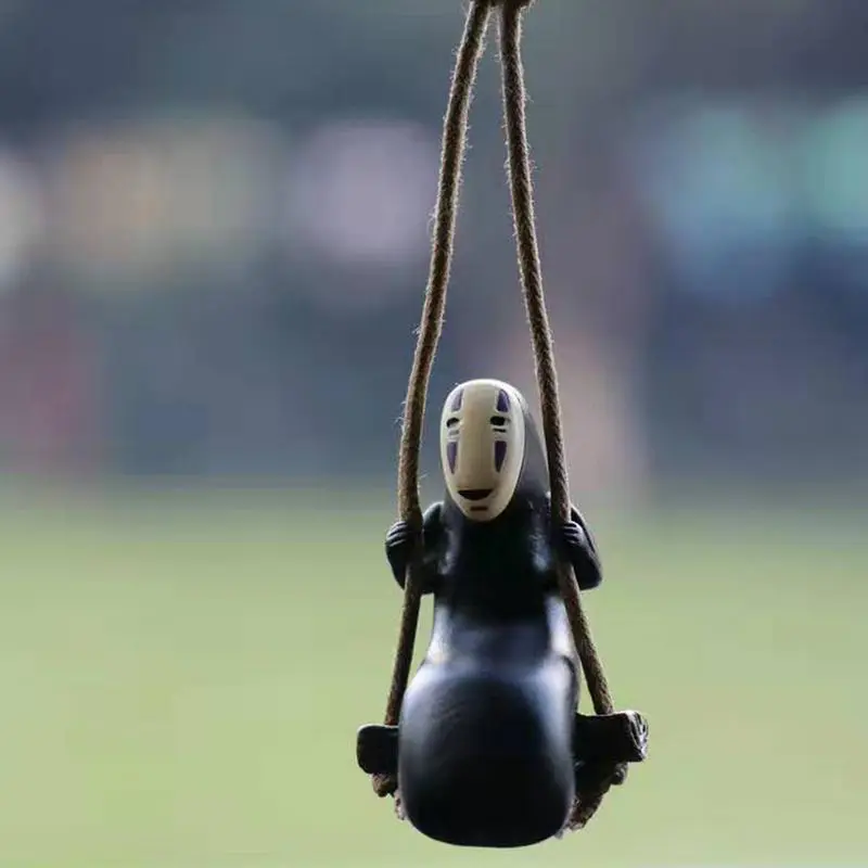 Spirited Away – No Face Man Themed Cute Car Pendant Car Decoration