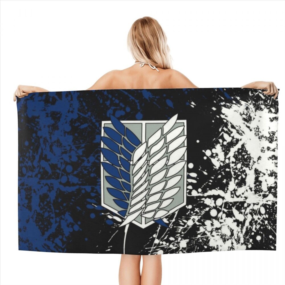 Attack On Titan – Different Cool Characters Themed Beach Towels (10+ Designs) Jumpsuits & Pajamas