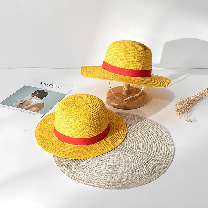 One Piece – Get the Authentic Luffy Straw Hat Replica for Your Epic Anime Adventure (3 Designs) Clothing & Cosplay Cosplay & Accessories