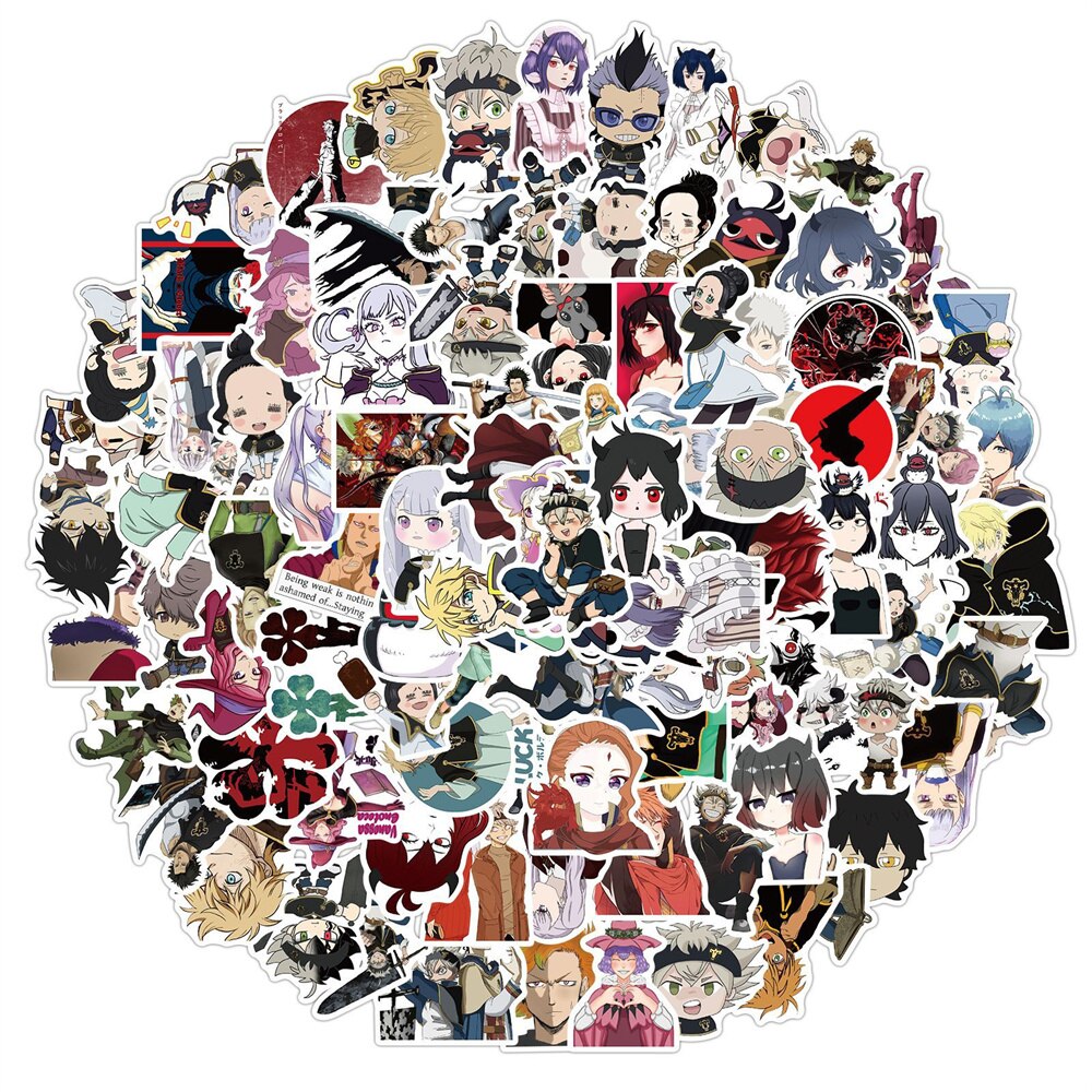 Black Clover – Anime themed Waterproof Stickers Car Decoration Posters