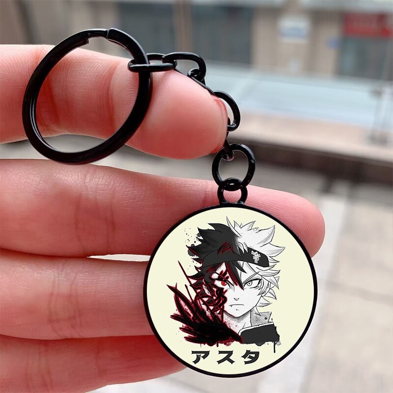 Black Clover – Anime Asta Cool Keychain Motorcycle Car Backpack Gifts (20 designs) Keychains