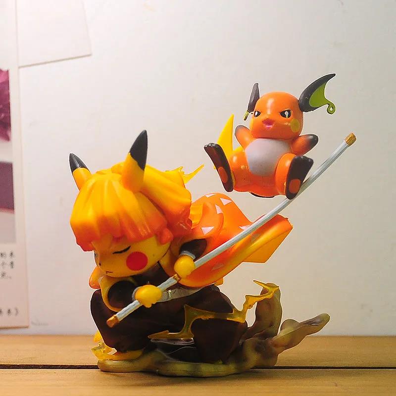 Pokemon – Pikachu Demon Slayer Kamado Nezuko Agatsuma Zenits Action figure Action & Toy Figures