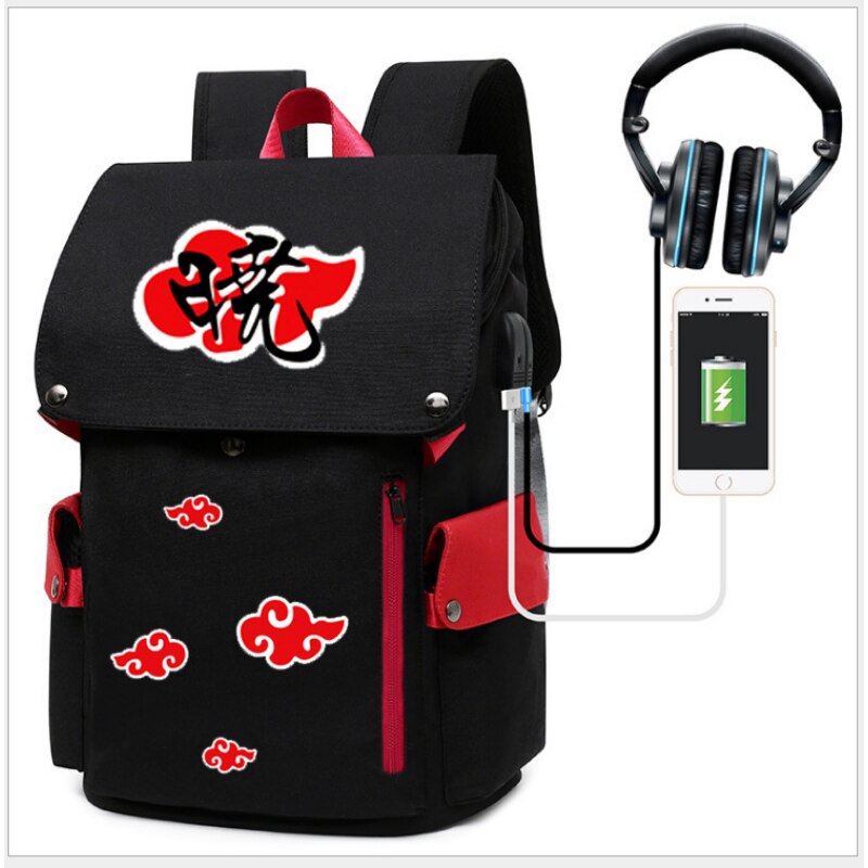 Naruto – Naruto Co-Branded Backpack and Children’s Gift for Primary and Middle School Students Bags & Backpacks