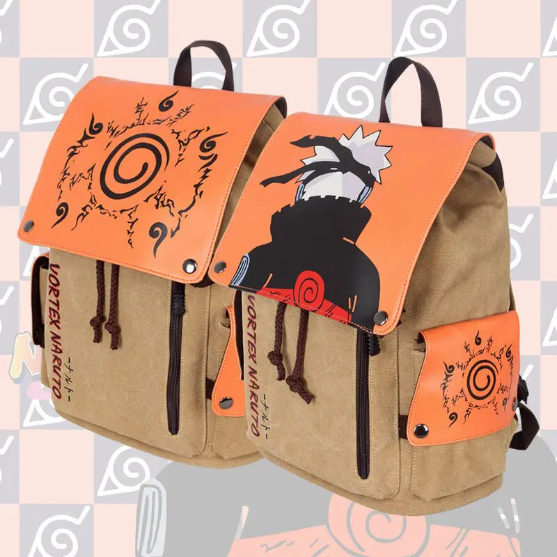 Naruto – Naruto Two-Dimensional Backpack For Primary and Secondary School Students Bags & Wallets Bags & Backpacks