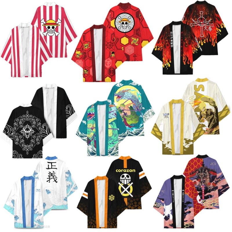 One Piece – One Piece Themed Different Characters Cosplay Shirts for women (10+designs) Clothing & Cosplay Cosplay & Accessories