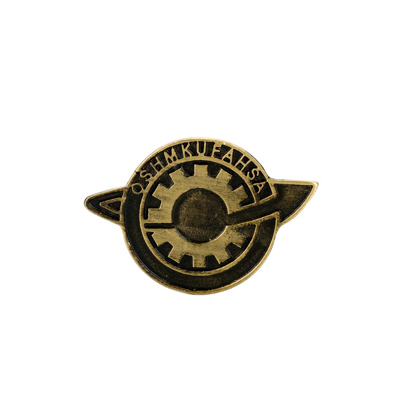 dongsheng jewelry Game Steins Gate Cosplay Badge Pin Brooch Makise Kurisu Labmen The Fate of The Stone Brooches Cosplay Anime Uncategorized