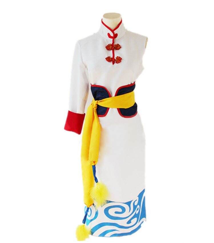 Japanese Anime Gintama/Silver Soul Kagura Yato costume/Wig /Cape Kagura Chinese Dress Cosplay Dress Uncategorized