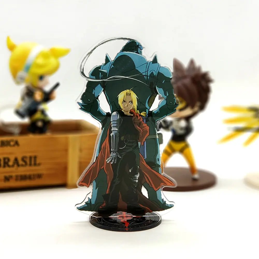 Fullmetal Alchemist – Fullmetal Alchemist Brotherhood Edward Alphonse Acrylic Stand Statue Figures & Toys Action & Toy Figures