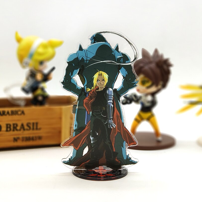 Fullmetal Alchemist – Fullmetal Alchemist Brotherhood Edward Alphonse Acrylic Stand Statue Figures & Toys Action & Toy Figures